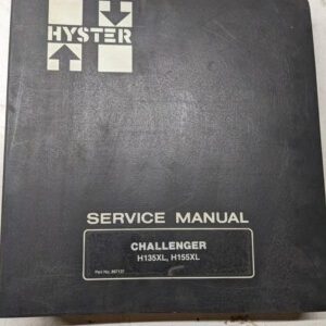 Hyster Fork Lift Service Repair Manual Challenger H 135 155 Xl 1989 Shop Book