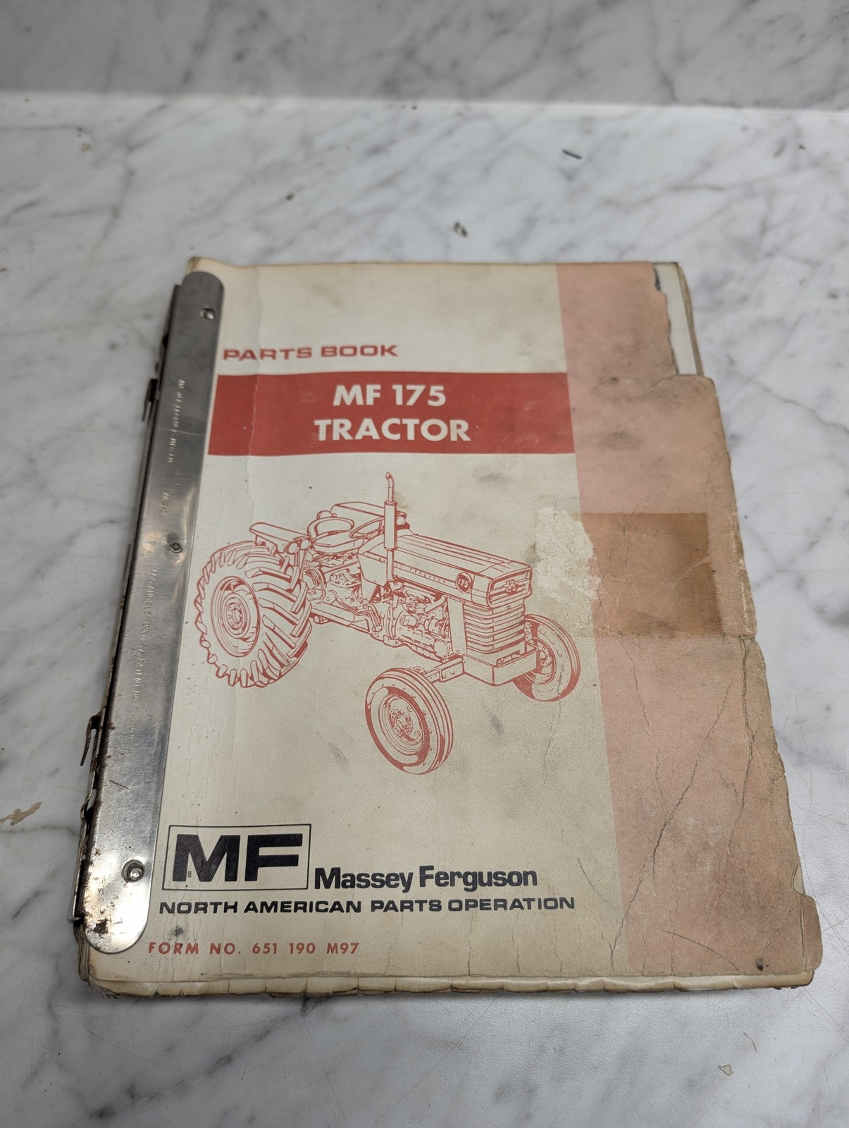 Massey Ferguson Mf 175 Tractor 651 190 M97 Parts Book Manual List Catalog