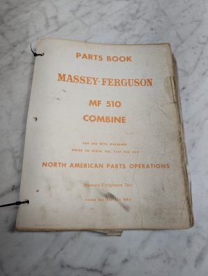 Massey Ferguson Mf 510 Combine 651 158 M93 Parts Book Manual List Catalog