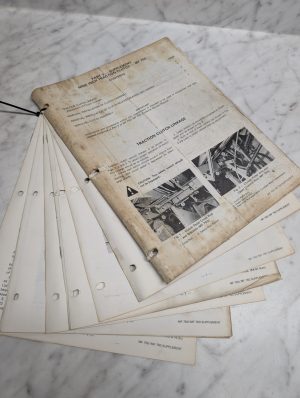 Massey Ferguson Mf 750 760 Combines Service Manual Supplements Parts