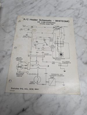 A C Heater Schematic Whitegmc Eff 2 89 Glider Kits V776 261 Schematic