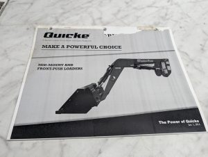 Quicke 4045 Mid Mount Front Push Loaders Price Parts Sales Catalog Jan 1 2014