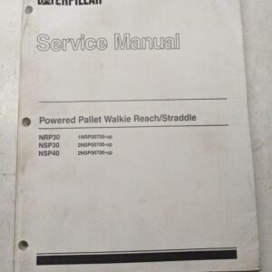 Caterpillar Cat 2001 Service Repair Manual Fork Lift Truck Nrp 30 Nsp 30 Nsp 40