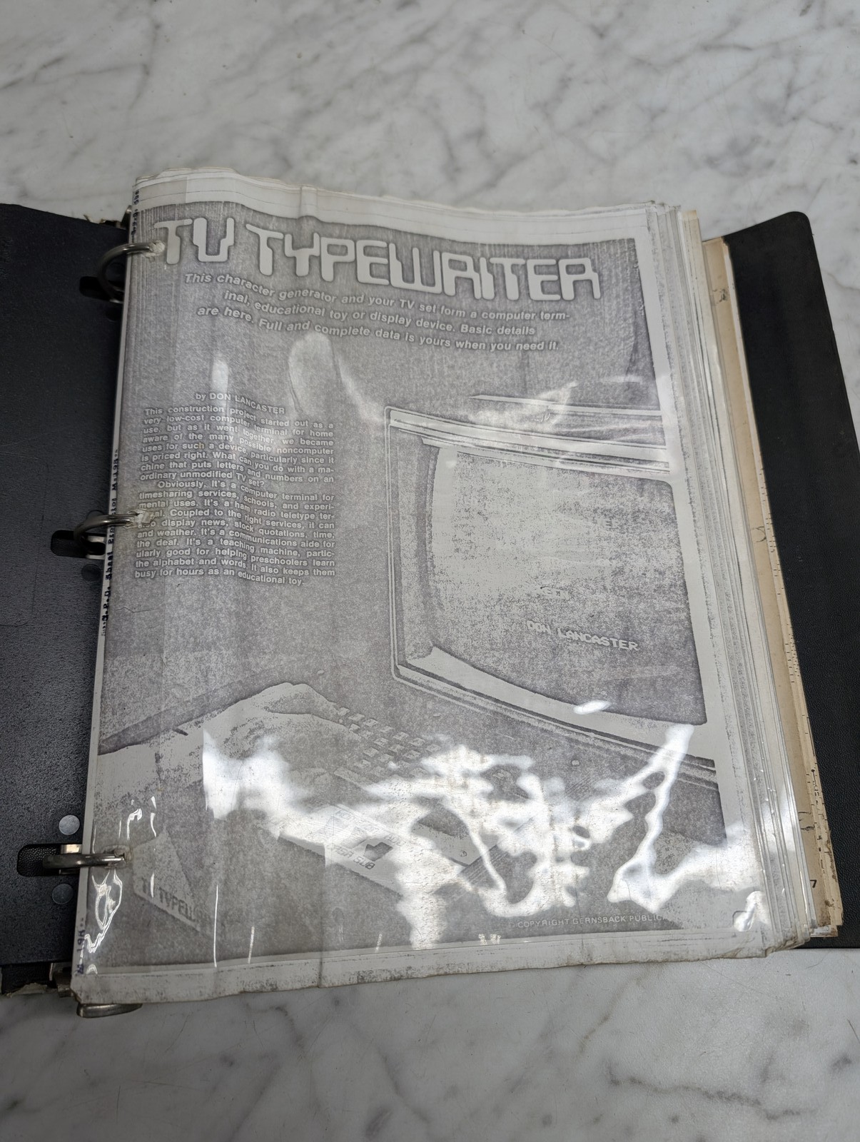 Tv Typewriter By Don Lancaster Character Generator Computer Terminal Details