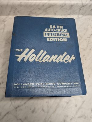 Hollander 54 Th Auto Truck Interchange Parts Manual Shop Service Reference Book