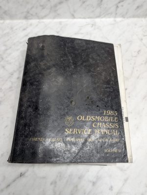Oldsmobile 1985 Chassis Service Manual Repair Maintenance Shop Volume Ii