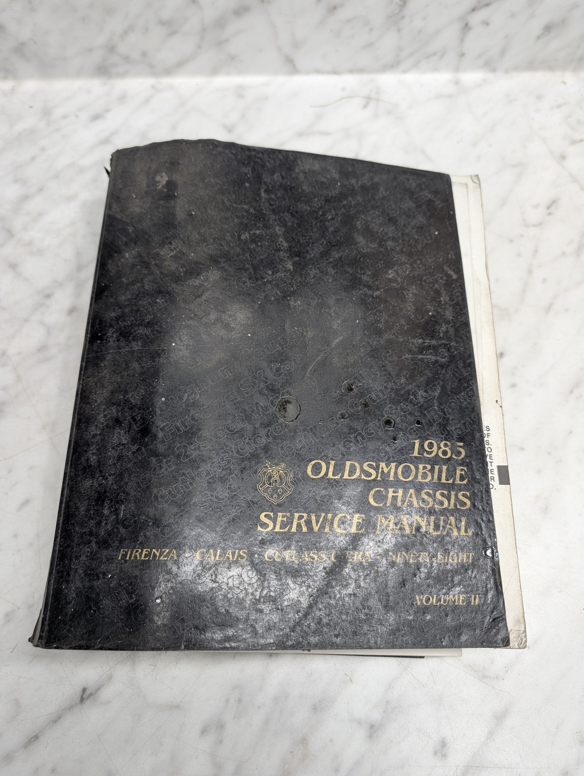 Oldsmobile 1985 Chassis Service Manual Repair Maintenance Shop Volume Ii
