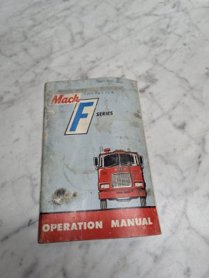 Mack F Series Operation Manual Owners Operator Reference Semi Truck Ts 446
