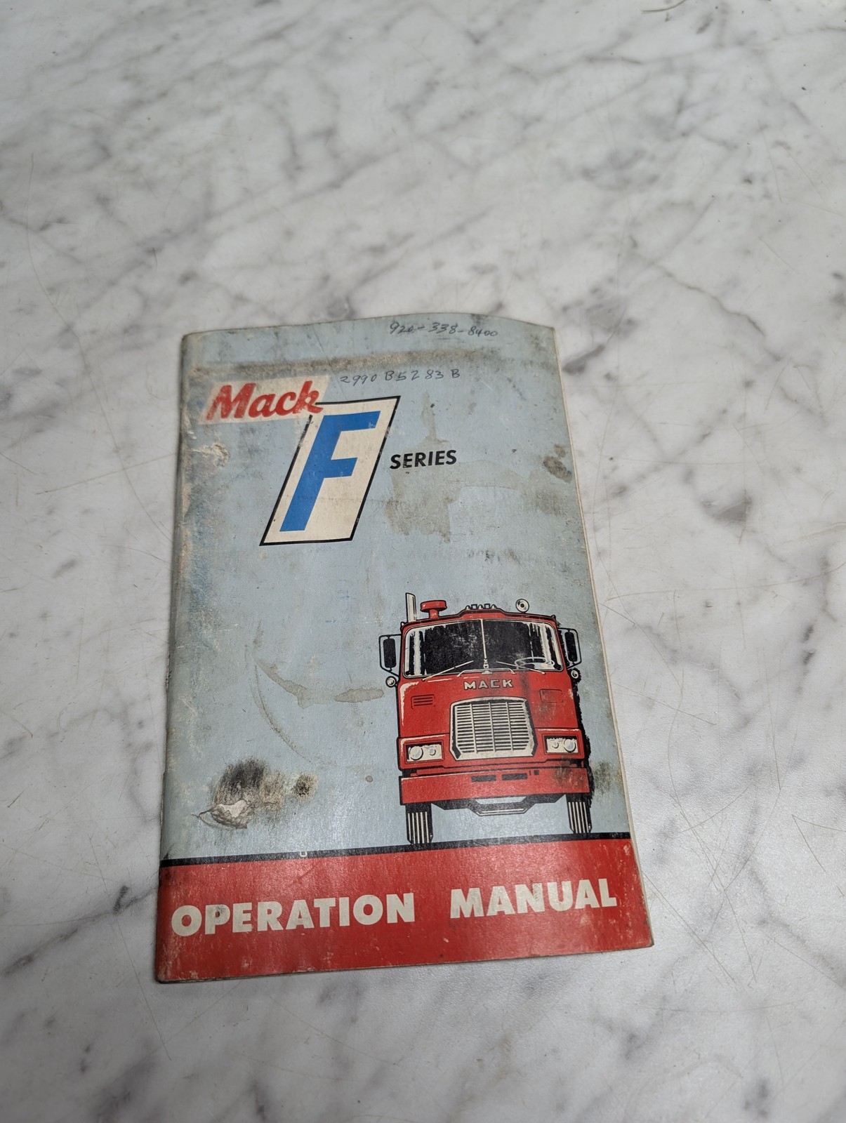 Mack F Series Operation Manual Owners Operator Reference Semi Truck Ts 446