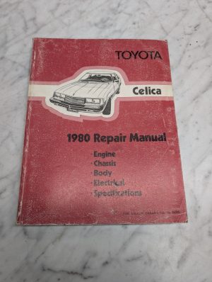 Toyota Celica 98388 1980 Repair Manual Service Engine Chassis Body Electrical