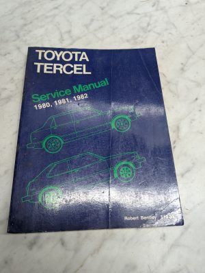 Toyota Tercel Service Manual Repair Maintenance Shop 1980 1981 1982