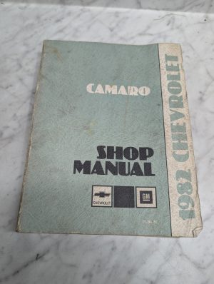 Chevrolet Camaro 1982 St-368-82 Shop Manual Service Repair Maintenance