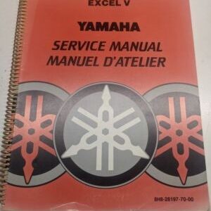 Original Yamaha Oem Owner Service Manual Shop Book 1978 Excel V 8H8-28197-70-00