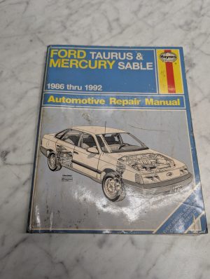 Ford Mercury Taurus 1986 Thru 1992 Automotive Repair Manual Haynes 1421