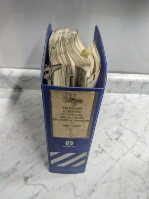 New Holland Tm Series Electric Hydraulic Drive Service Training Manual 2001-2002