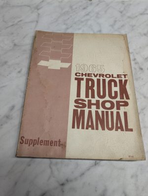 1965 Chevrolet Truck Shop Manual Supplement Service Repair Maintenance St-61