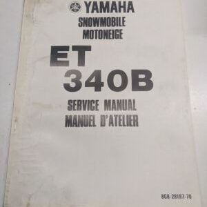 Original Yamaha Oem Owner Service Manual Shop Book 1977 Et340B 8G8-28197-70