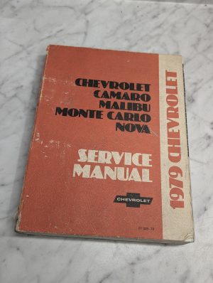 1979 Chevrolet Malibu Chassis Service Manual Repair Shop Monte Carlo Nova Camaro
