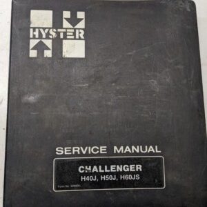Hyster Fork Lift Truck Service Repair Manual Challenger H40J H50J H60Js 599895