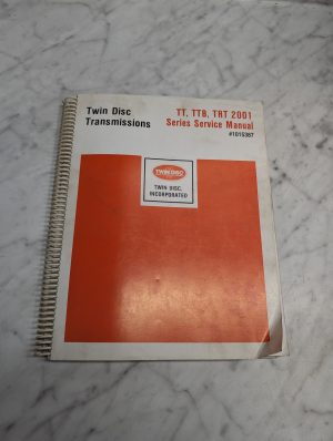 Twin Disc Tt 2221-1 Ttb 2421-1 Trt 2421-3 Service Manual Repair 1988 #1015387