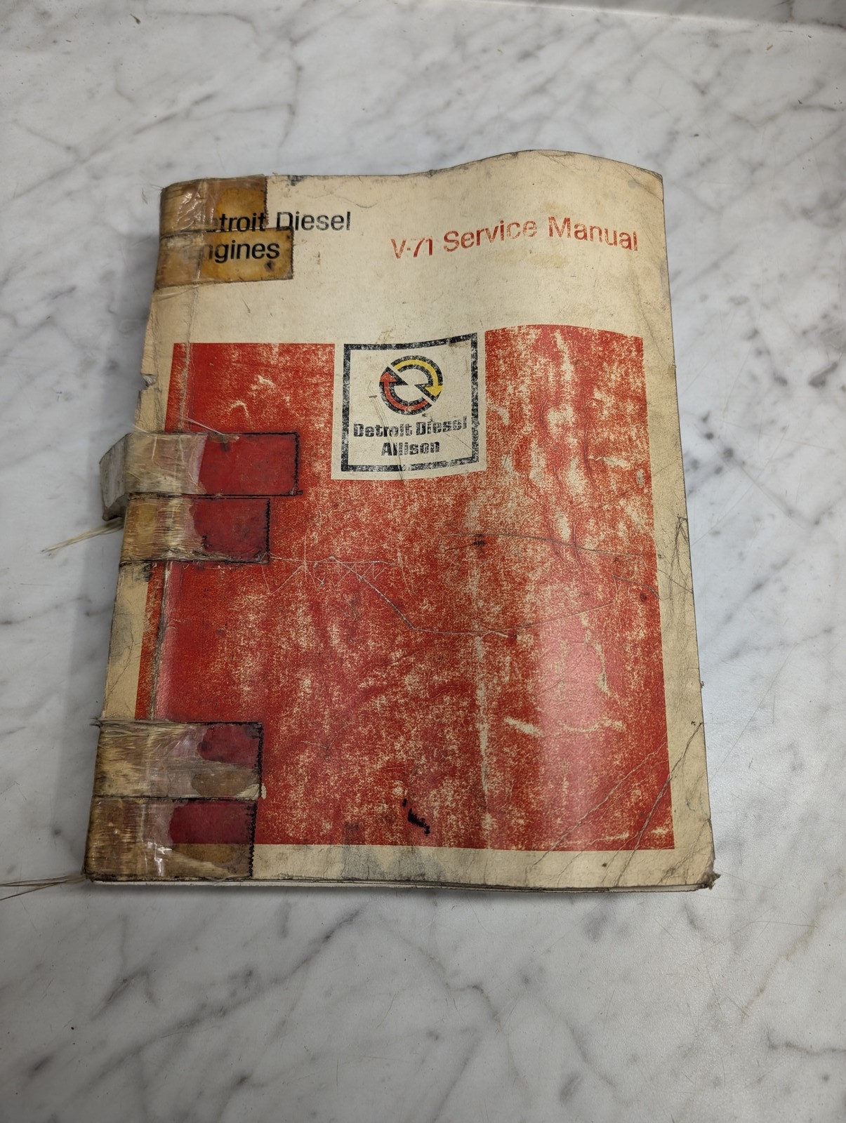 V-71 Detroit Diesel Engines Service Manual Repair Shop Form 6Se184 1973