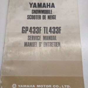 Original Yamaha Oem Owner Service Manual Shop Book 1973 Gp433F Tl433F
