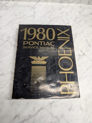 Pontiac Phoenix S 8010X 1980 Service Manual Repair Maintenance Shop