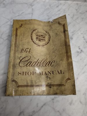 1974 Cadillac Eldorado Shop Manual Part No 109 9747 Service Repair Maintenance