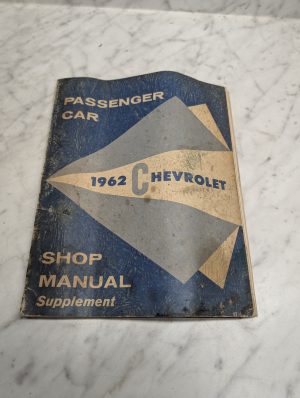 Chevrolet 1962 Passenger Car Shop Manual Supplement Service Repair Maintenance