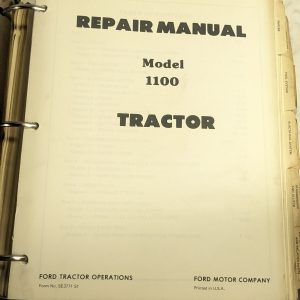 Ford Series Model 1100 Tractor Service Shop Repair Manual Book Overhaul Se3771