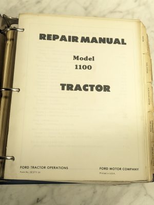 Ford Series Model 1100 Tractor Service Shop Repair Manual Book Overhaul Se3771