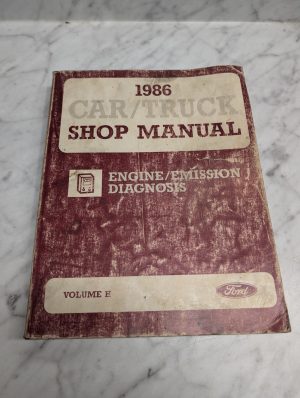 Ford 1986 Car/Truck Shop Manual Engine/Emissions Diagnosis Service Volume H