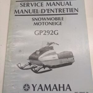 Original Yamaha Oem Owner Service Manual Shop Book 1974 Gp292G 877-28197-70