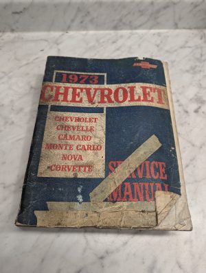 1973 Chevrolet Chevelle Chassis Service Manual Camaro Nova Corvette Monte Carlo
