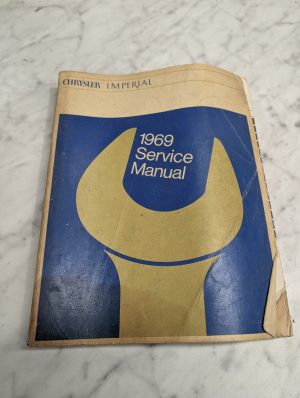 Imperial Chrysler 1969 Service Manual Repair Maintenance Shop 300