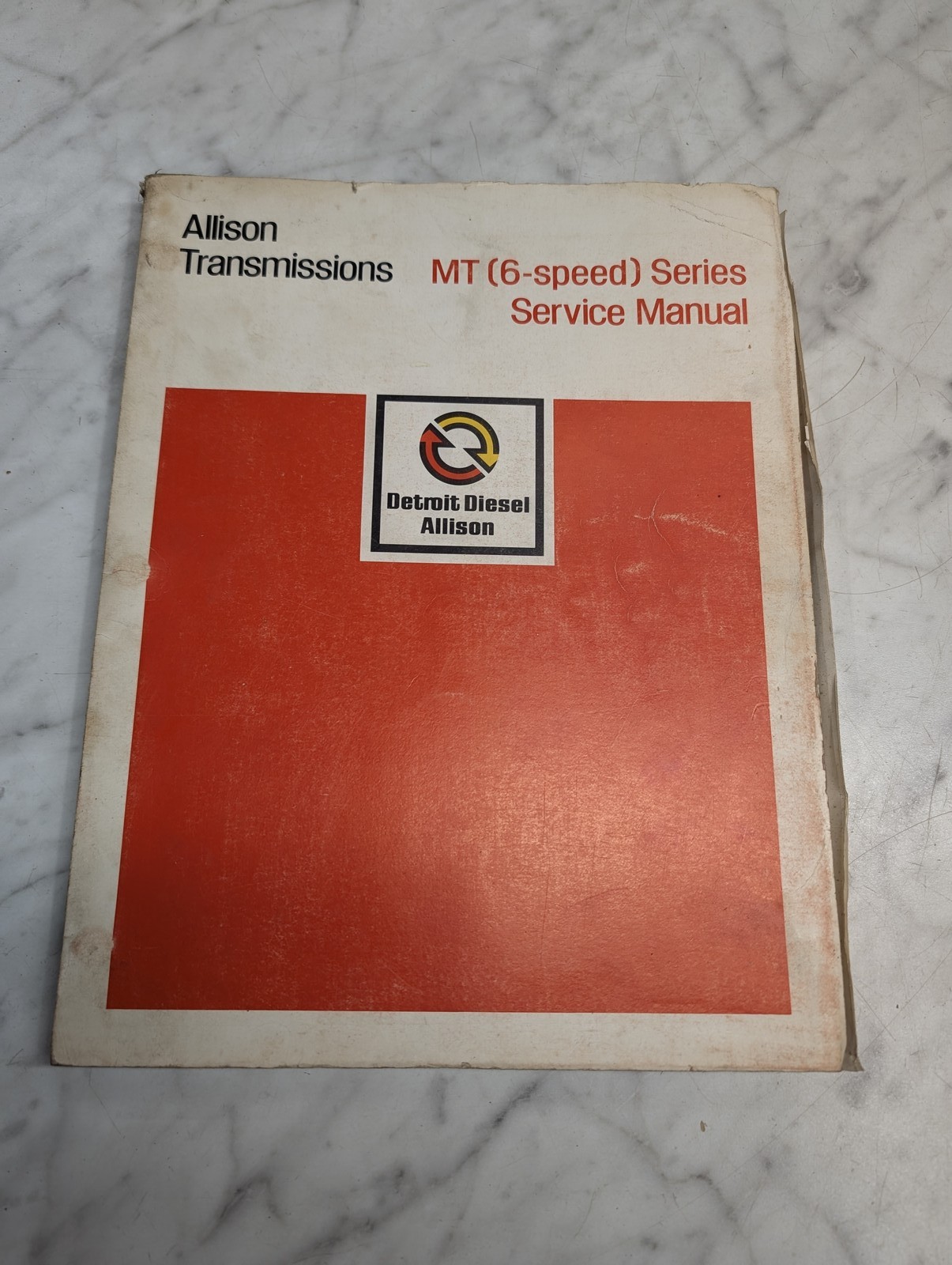 Allison Mt Series Automatic Transmission Sa 1126J Service Manual 1962-1972