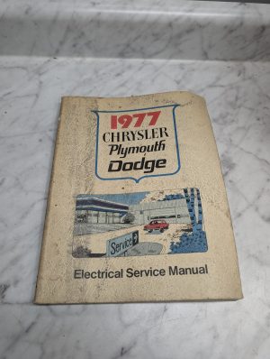 Chrysler 1977 Car 65M977 Electrical Service Manual Repair Maintenance Shop