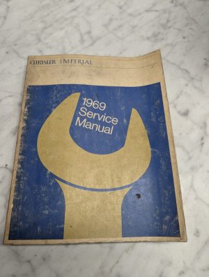 Imperial Chrysler 1969 Service Manual Repair Maintenance Shop
