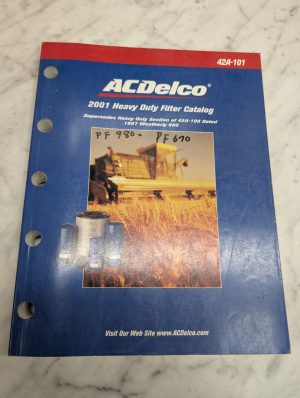 Acdelco 42A-101 2001 Heavy Duty Filter Catalog Weatherly 660