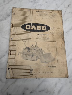 J I Case 750 Industrial Crawler Tractor Parts Catalog Manual No B911