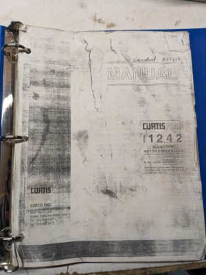 Curtis Pmc 1997 1242 Multimode Motor Controller 1200 Series Service Manual