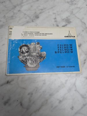 Deutz F3L912 W F4L912 F5L912 B F6L912 2971828 Spare Parts List Catalog Manual