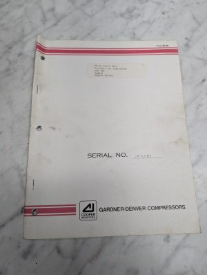 Gardner Denver Compressors Vc 50 Wh 365 Portable Air Compressor Parts List