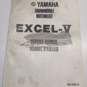 Original Yamaha Oem Owner Service Manual Shop Book 1978 Excel V 8H8-28197-70 Fr