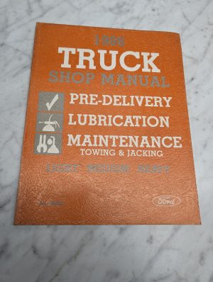Ford A1 Series Truck Shop Manual Service Repair Maintenance 1986
