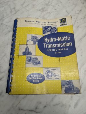 United Motors Service Gm Hydra Matic Transmission A 3750 Manual Repair