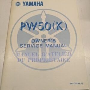 Original Yamaha Oem Owner Service Manual Shop Book 1982 Pw50(K) 4X4-28199-73