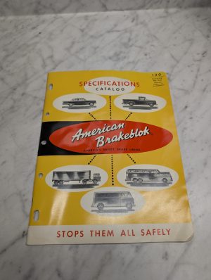 American Brakeblok 120 Catalog No A 61 Specifications Supersedes 55