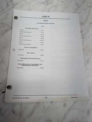 Case Hay And Forage Price Lists Mx100 Mx110 Mx120 Mx135 5200 Maxxum Tractors