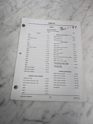 Case Hay And Forage Price Lists Balers Windrowers Mower Conditione